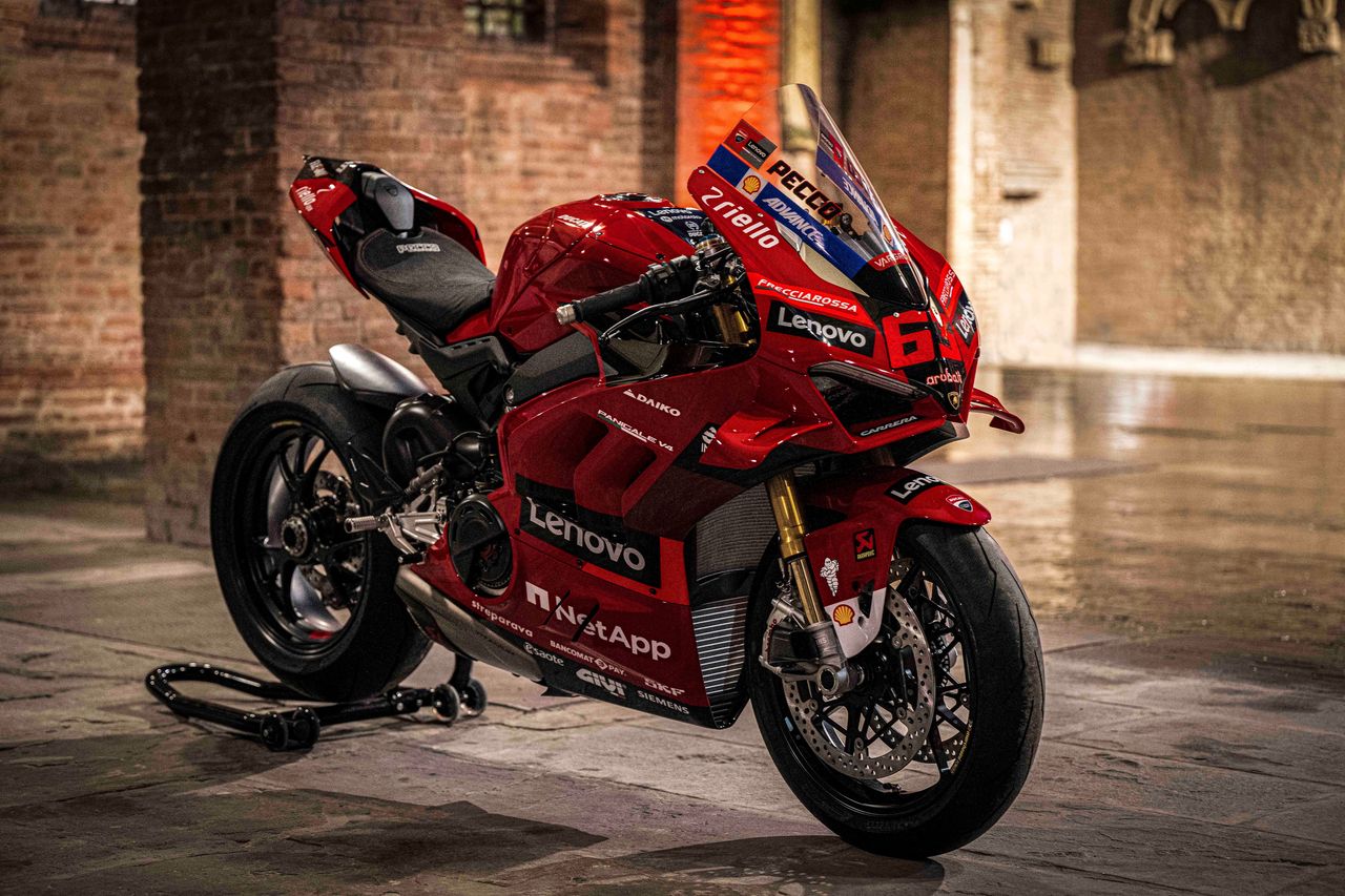 The PanigaleV4 2022 world champion replicas will be available next fall. Ducati photo 
