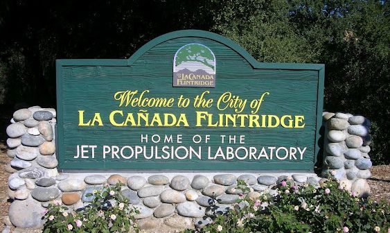 La Canada Flintridge Jpl Sign