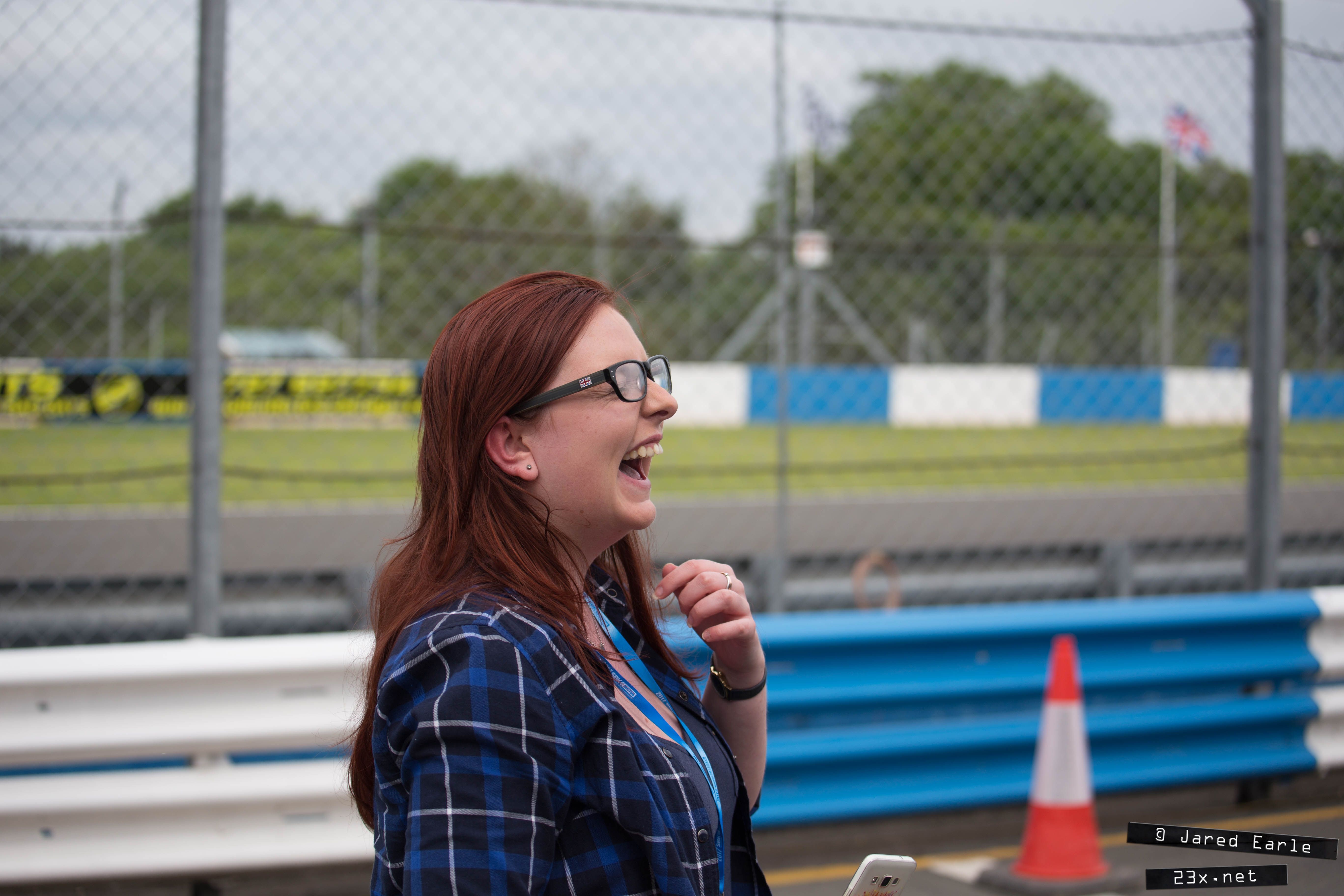In case you've ever wondered how happy you will be when stepping out of the safety car! Photo: @jearle on Twitter.