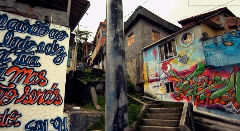 All stairs in Vidigal, Rio de Janeiro