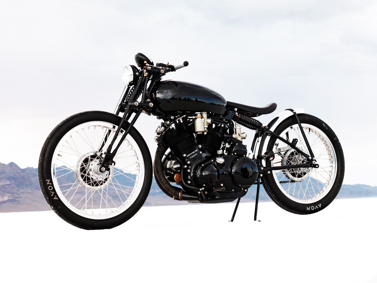 1952 Vincent Black Shadow; one of the later Vincent racers