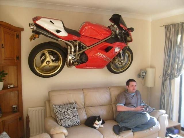 Ducati on the wall