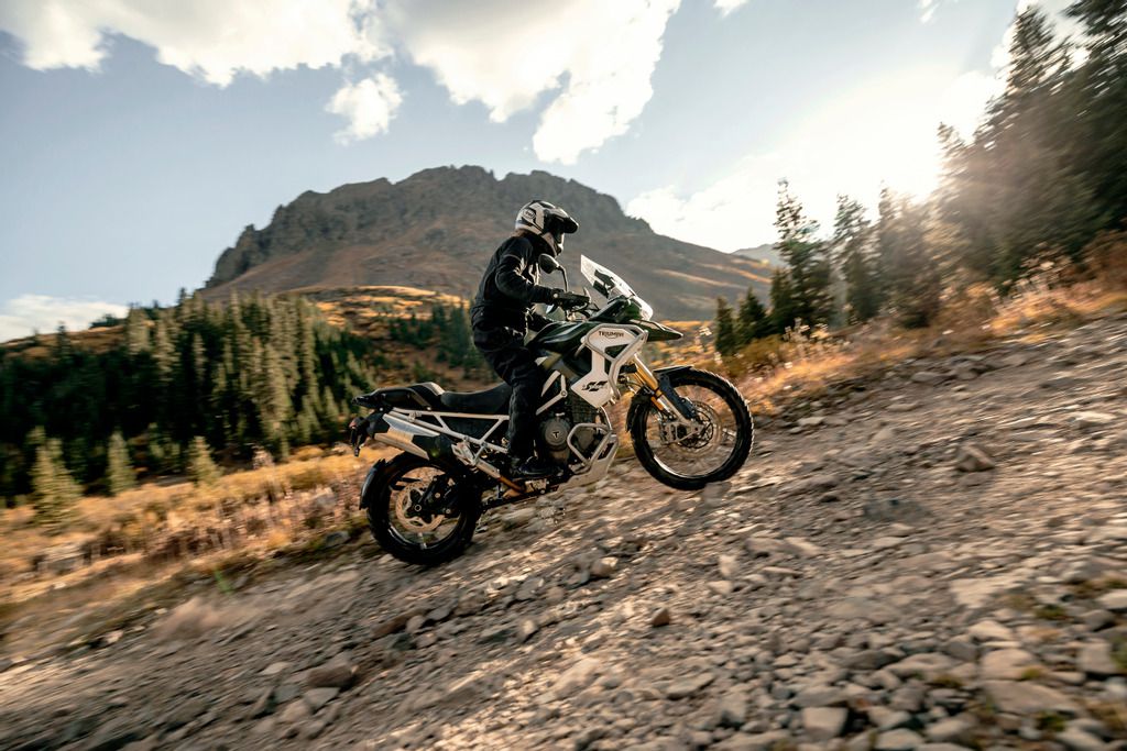 You can put a Tiger 1200 Rally Pro through its paces. Triumph photo