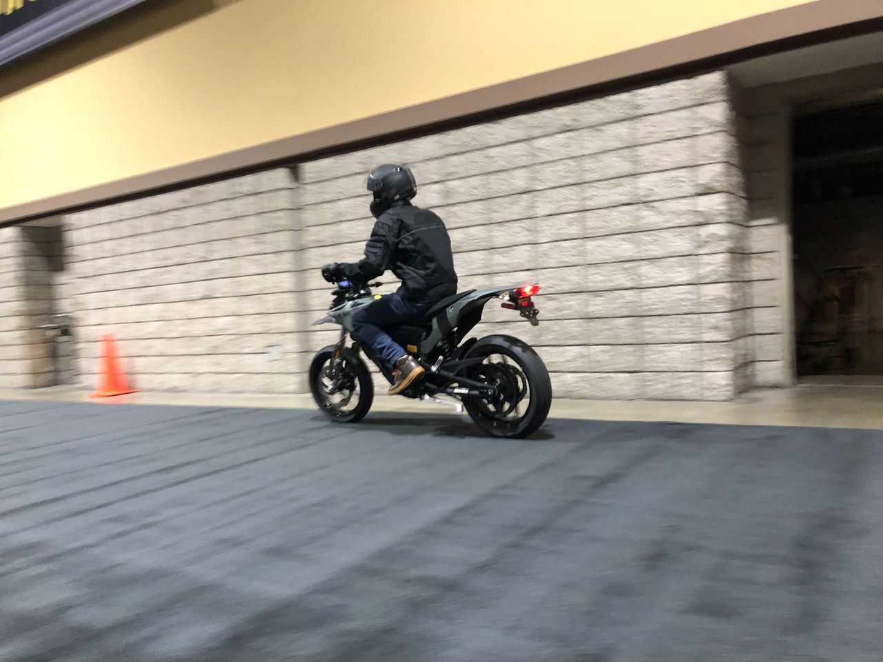 This was my first test-ride on carpet 