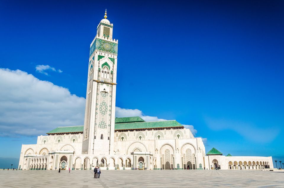 The Mosque of Hassan II in Casablanca. Photo via tripsavvy.com