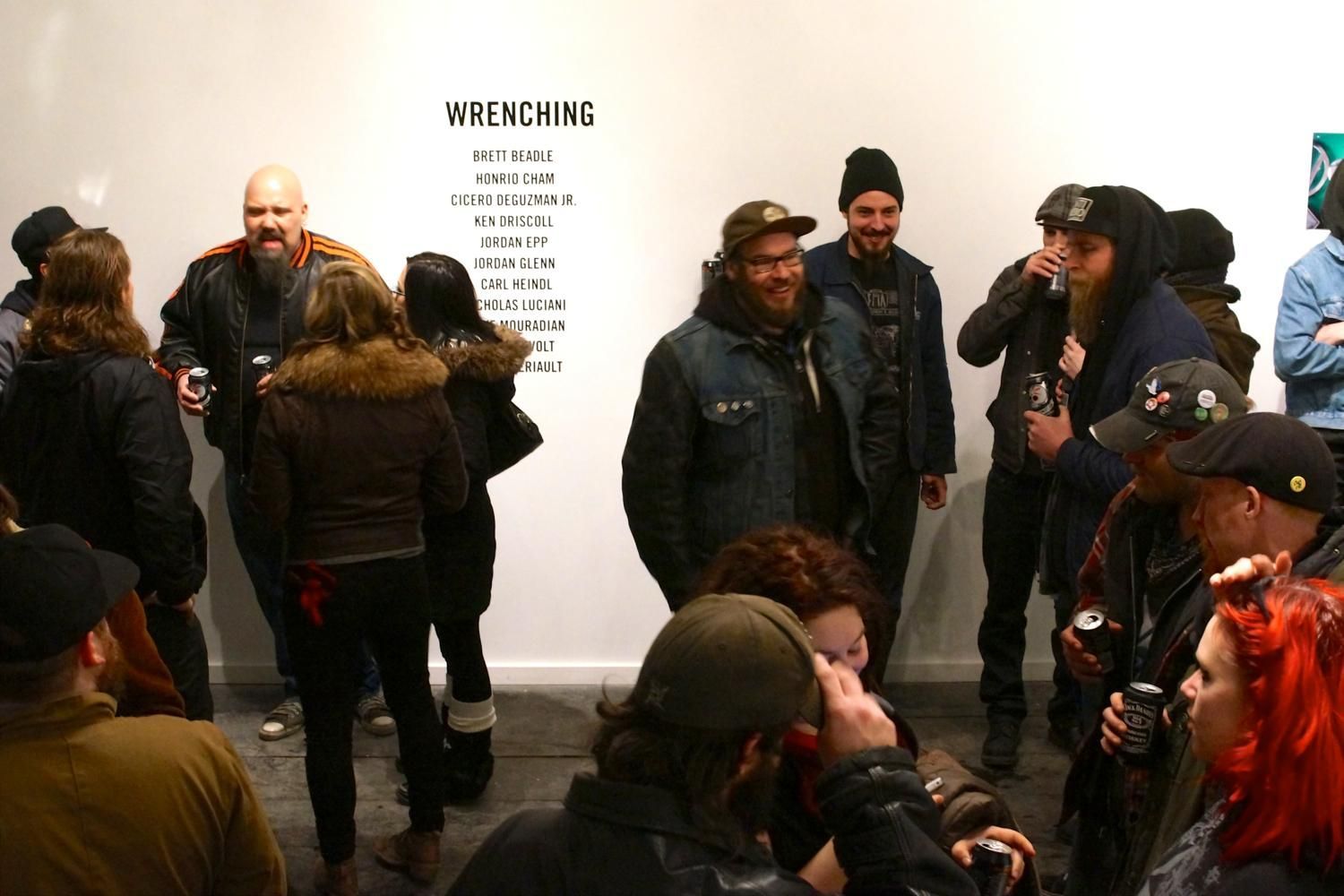 WRENCHING brought motorbike riders out to Friday night's opening.