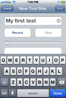 ESR mobile test harness - record your first ride