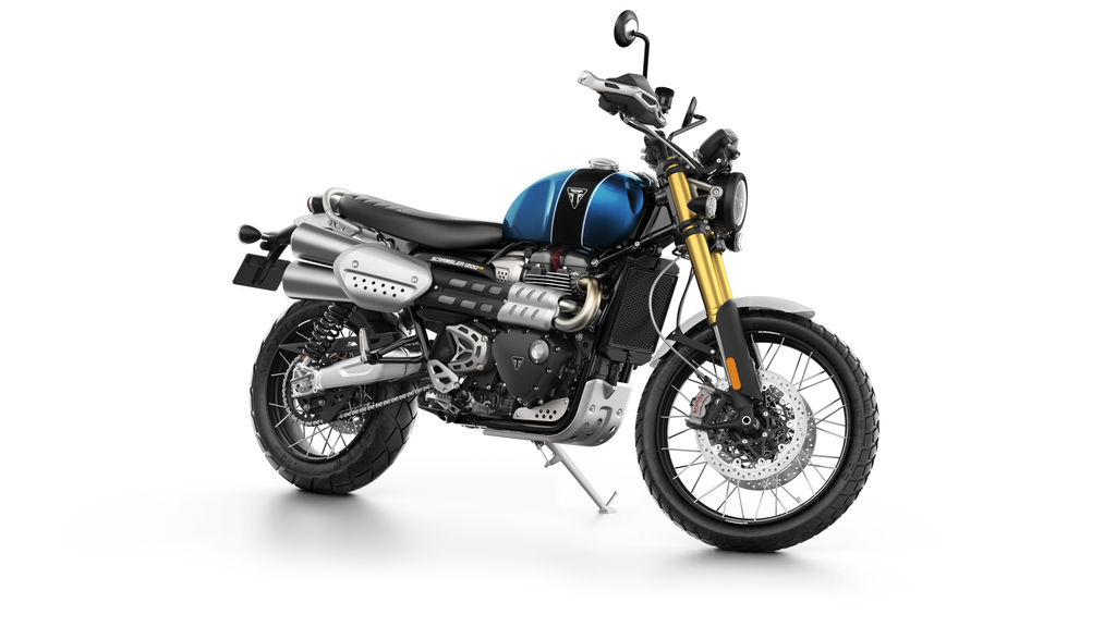Or you can tackle the trails on a Scrambler 1200 XE. Triumph photo