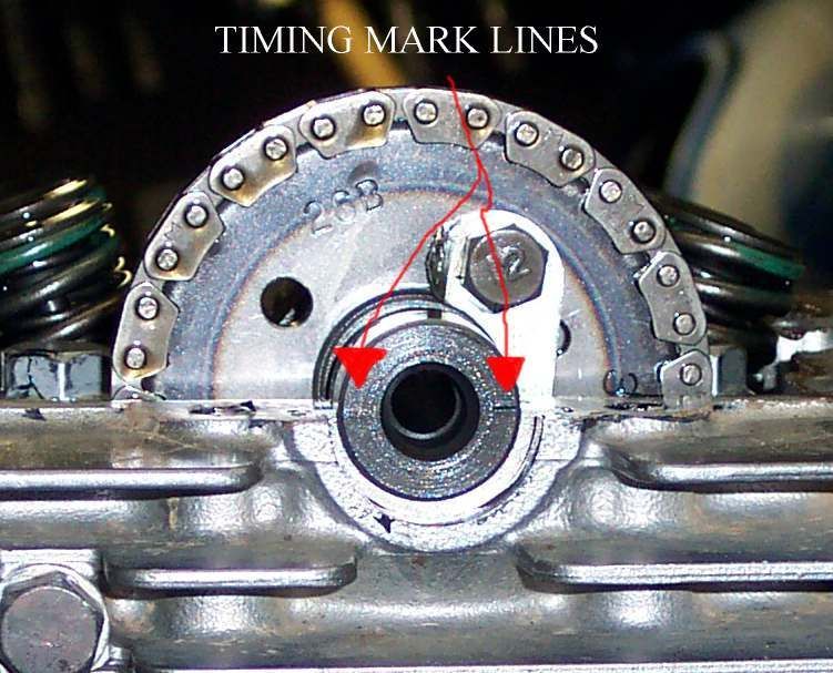 Valve Timing - Timing Line On Cam