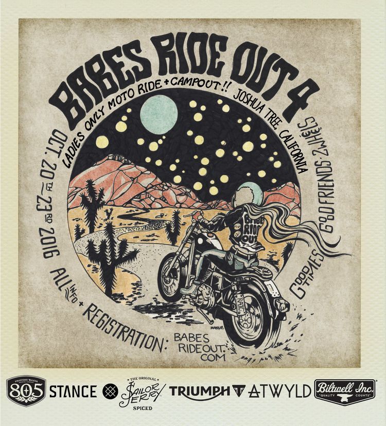 Babes Ride Out Joshua Tree 2016