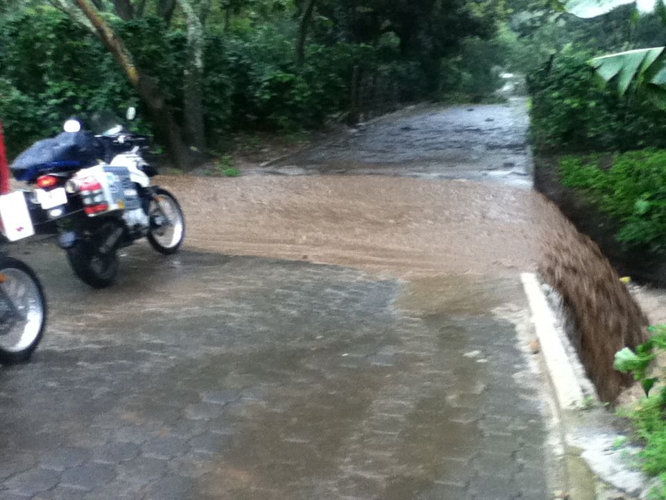 Just one of the many new water crossings
