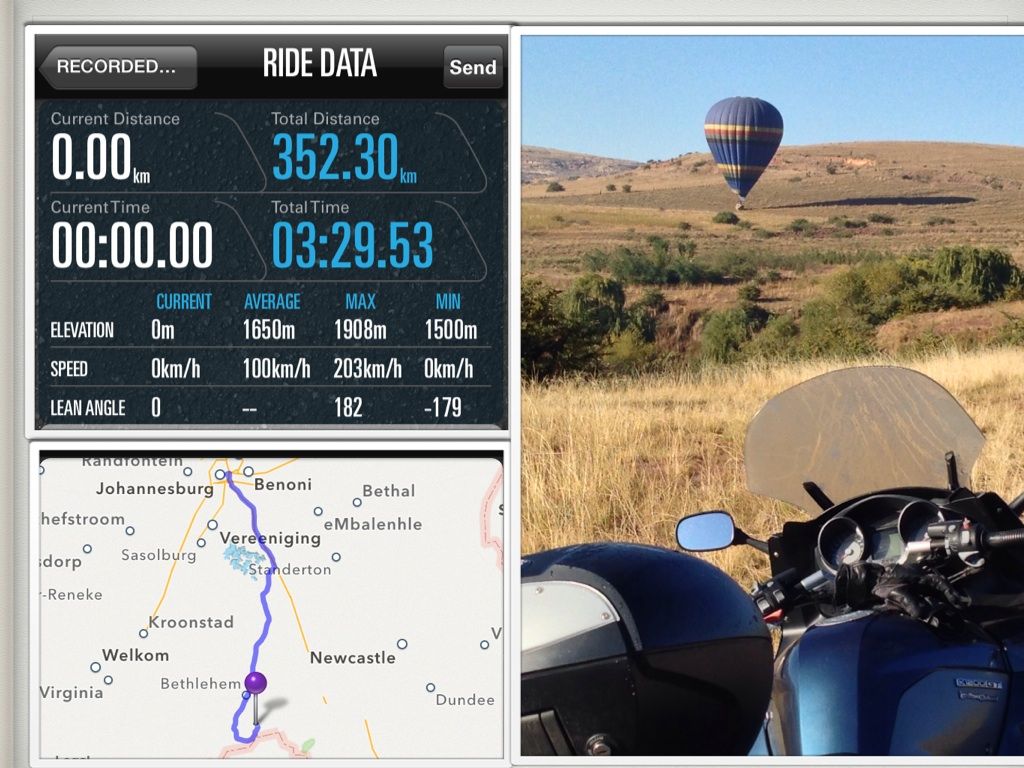 Ride stats and Route