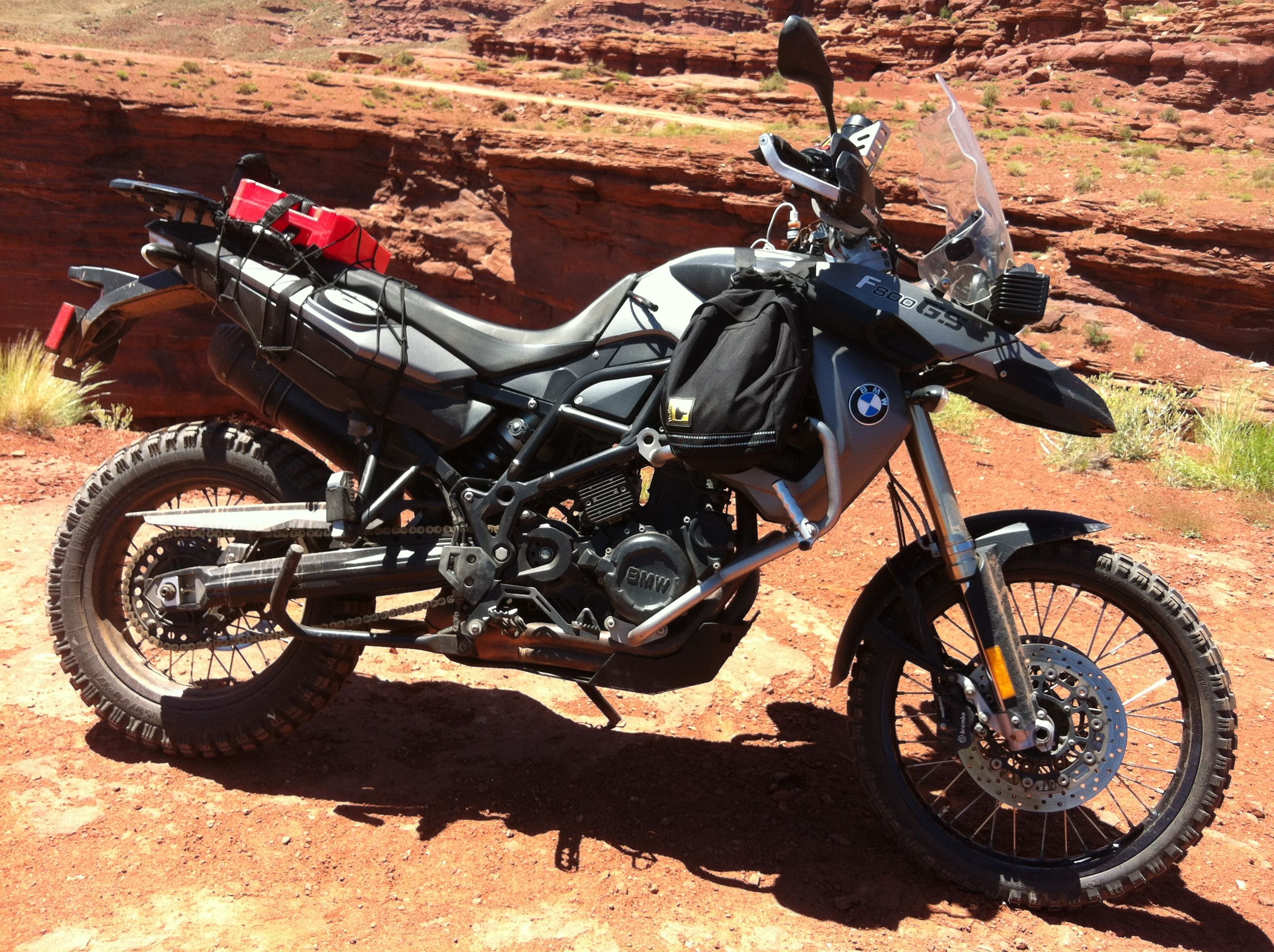 BMW F800 GS in Moab