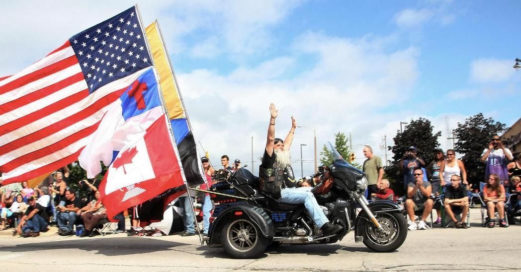 Harley-Davidson 110th birthday parade