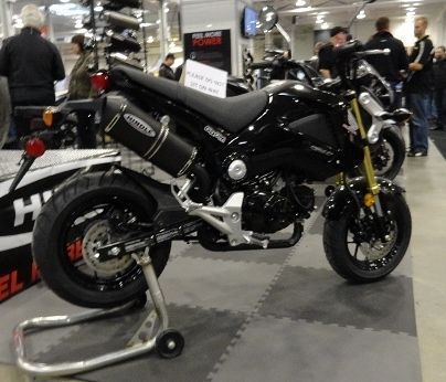 Grom with race exhaust