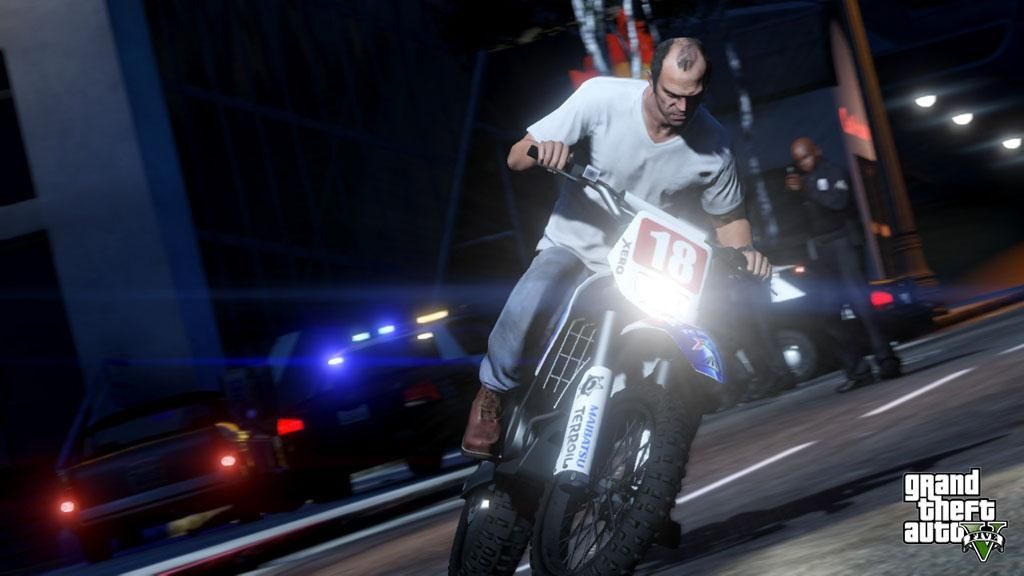 Grand Theft Auto 5 Trevor Motorcycle