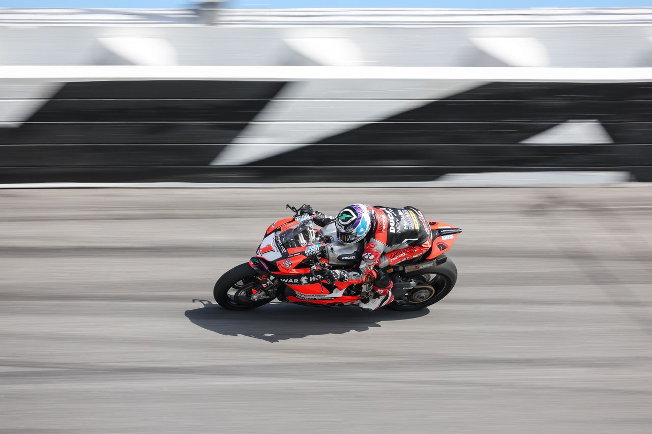 Josh Herrin will be looking to defend his Daytona 200 title. Ducati photo