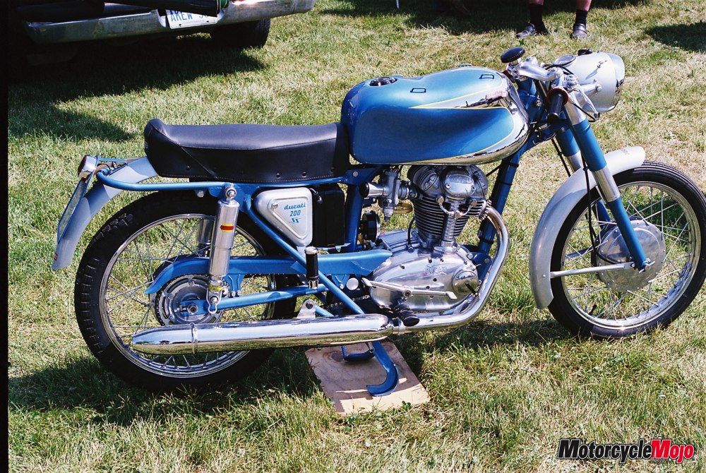 Blue Ducati 200