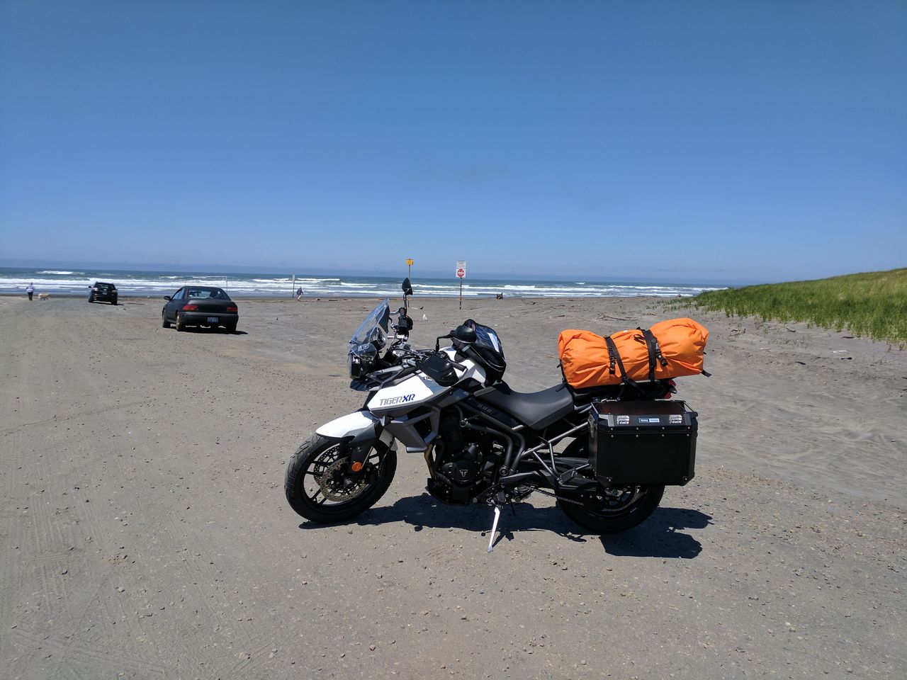 First day of ownership and we made it to the Pacific.
