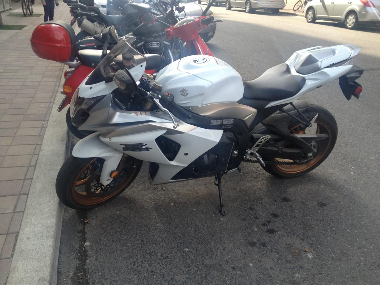 Bad motorcycle parking