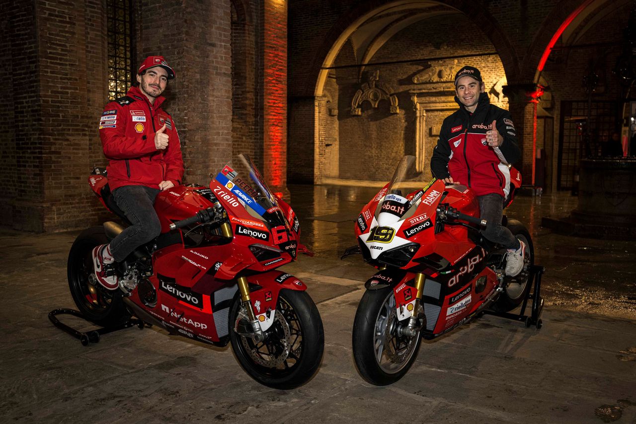 Now you can get a bike that looks like Pecco's or Alvaro's. Ducati photo 