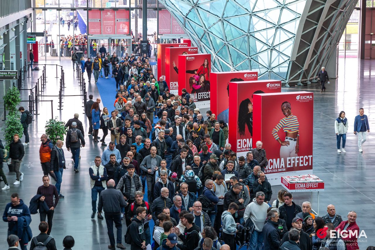 EICMA 2023 is just as popular as ever. Courtesy EICMA