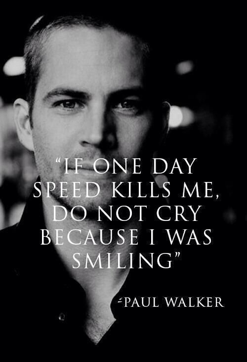 Paul Walker on Speed