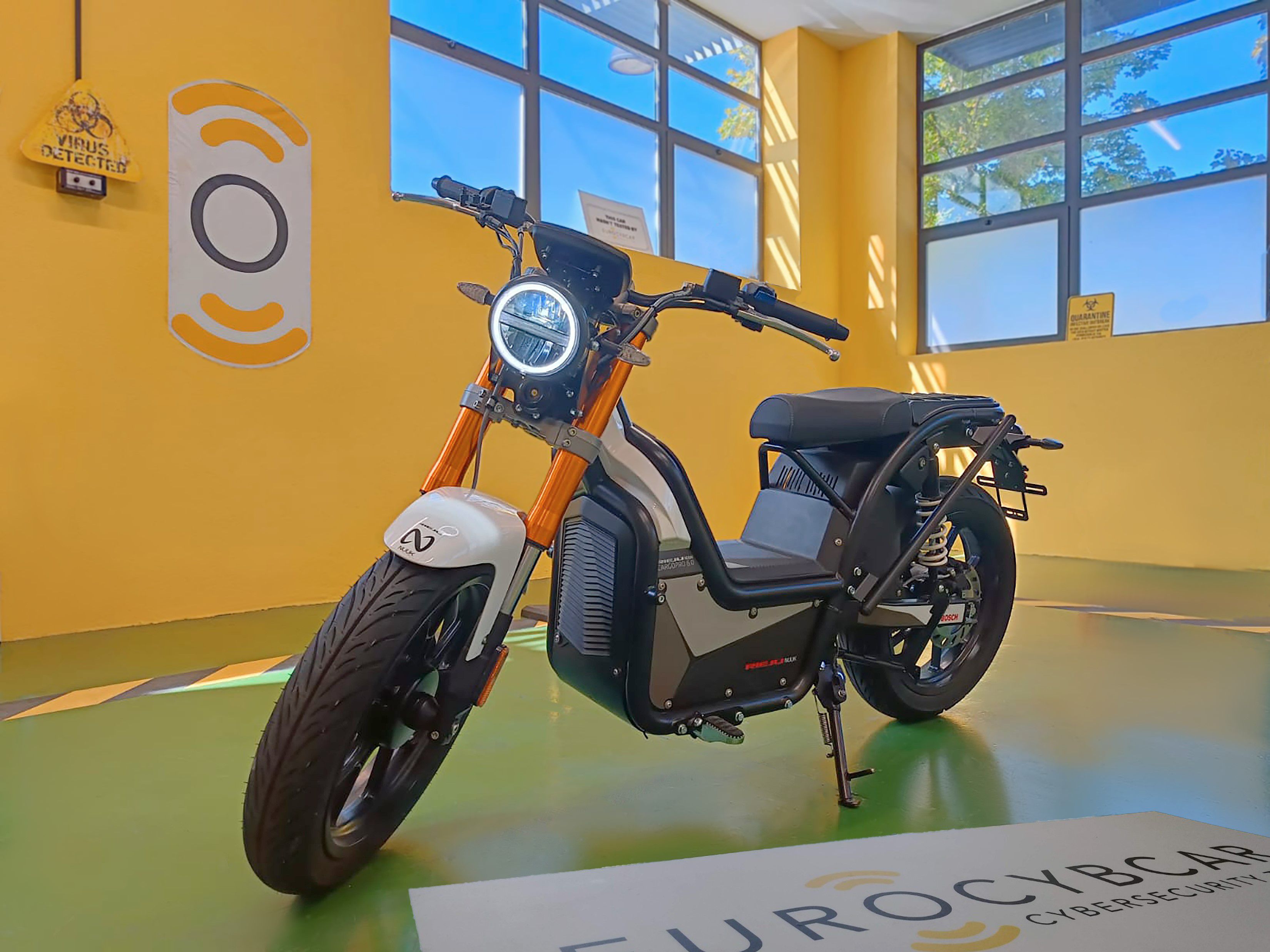 This electric motorcycle is certified as 