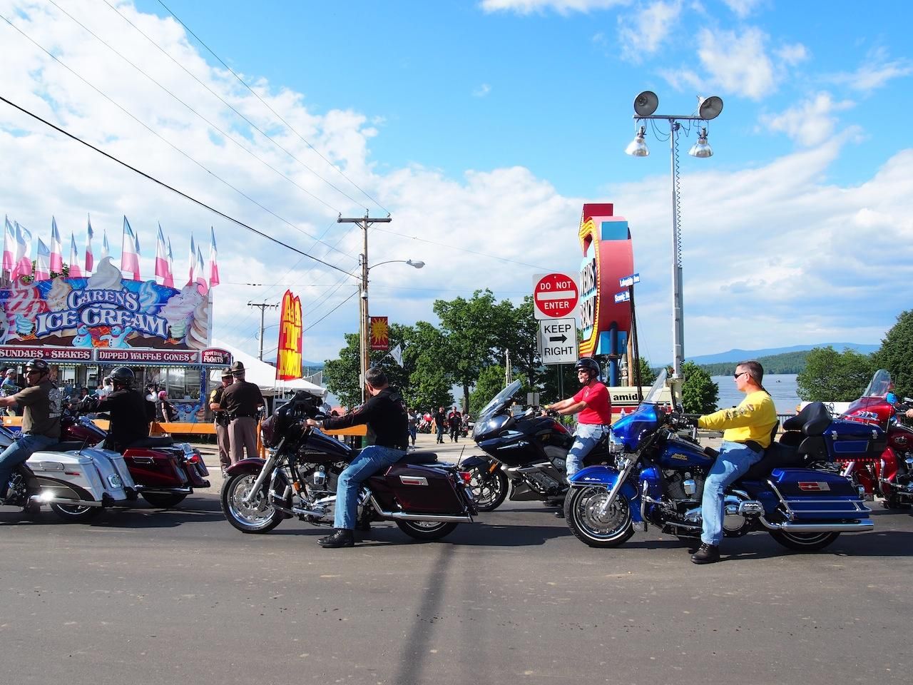 Ride in to the 90th Laconia Bike Week