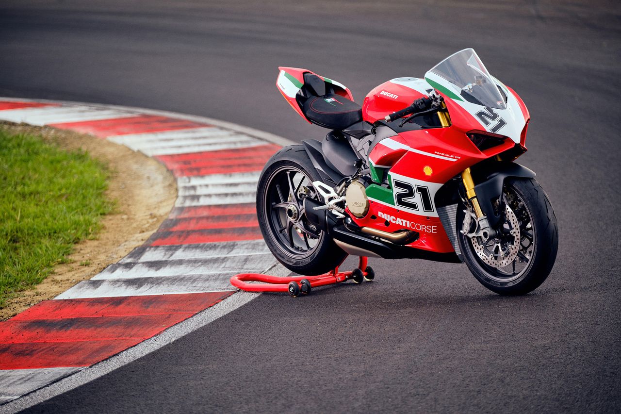 This Ducati PanigaleV2 Bayliss could be yours in October. Ducati photo