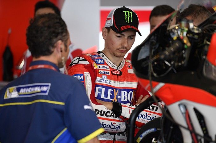 Jorge Lorenzo was understandably upset with today's outcome