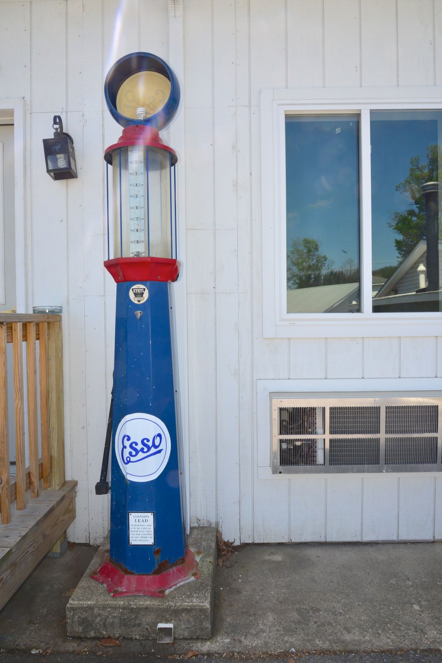 Canyon Motel, Wellsboro, Vintage Gas Pump