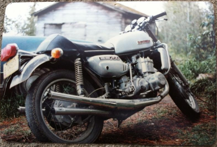 My GT750 was not the gentlest intro to 2-stroke love