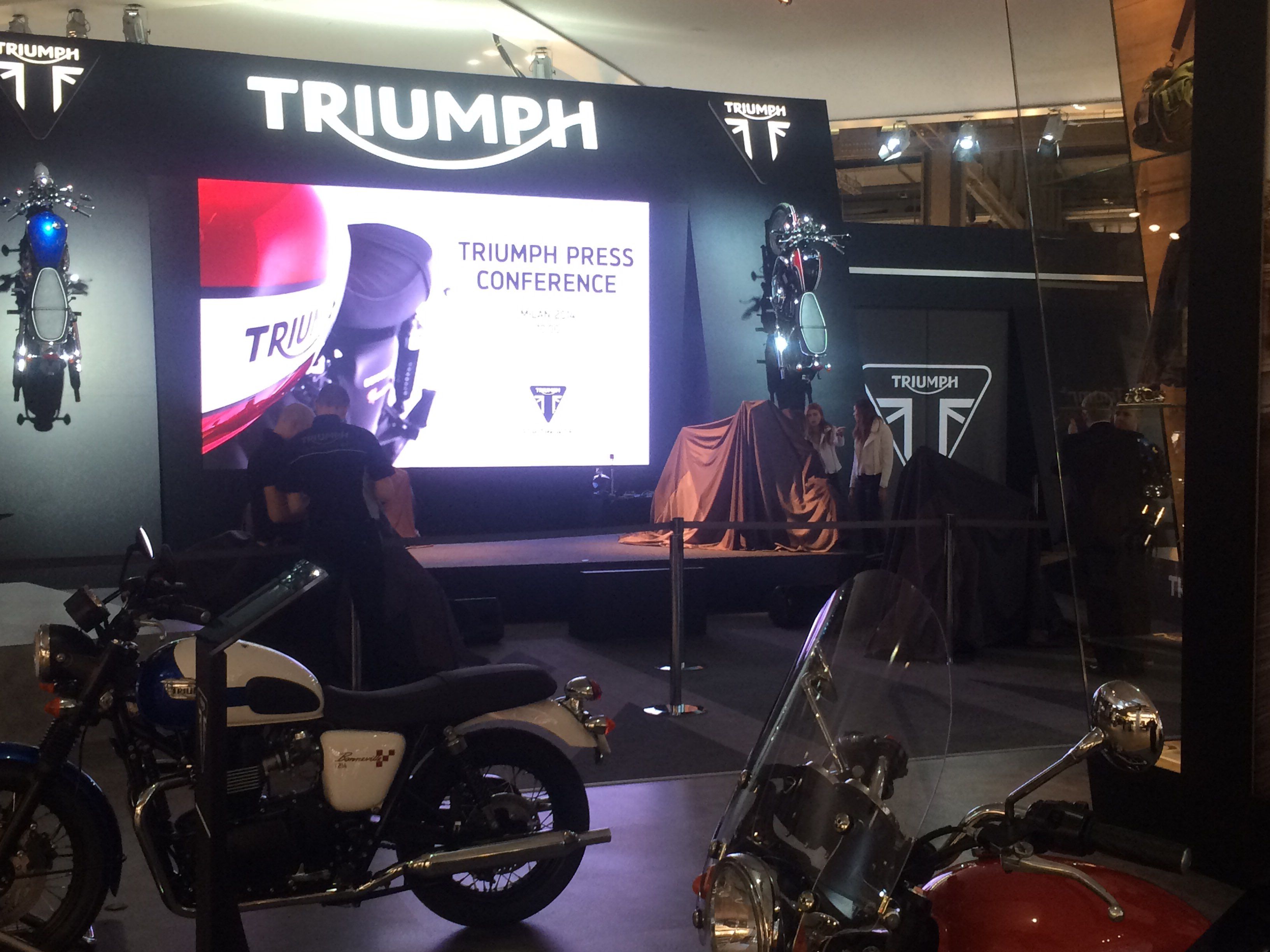 Something big and something small at triumph