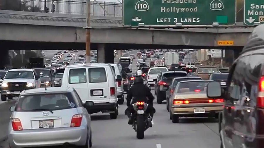 When done at a reasonable rate of speed, lane-splitting is perfectly safe