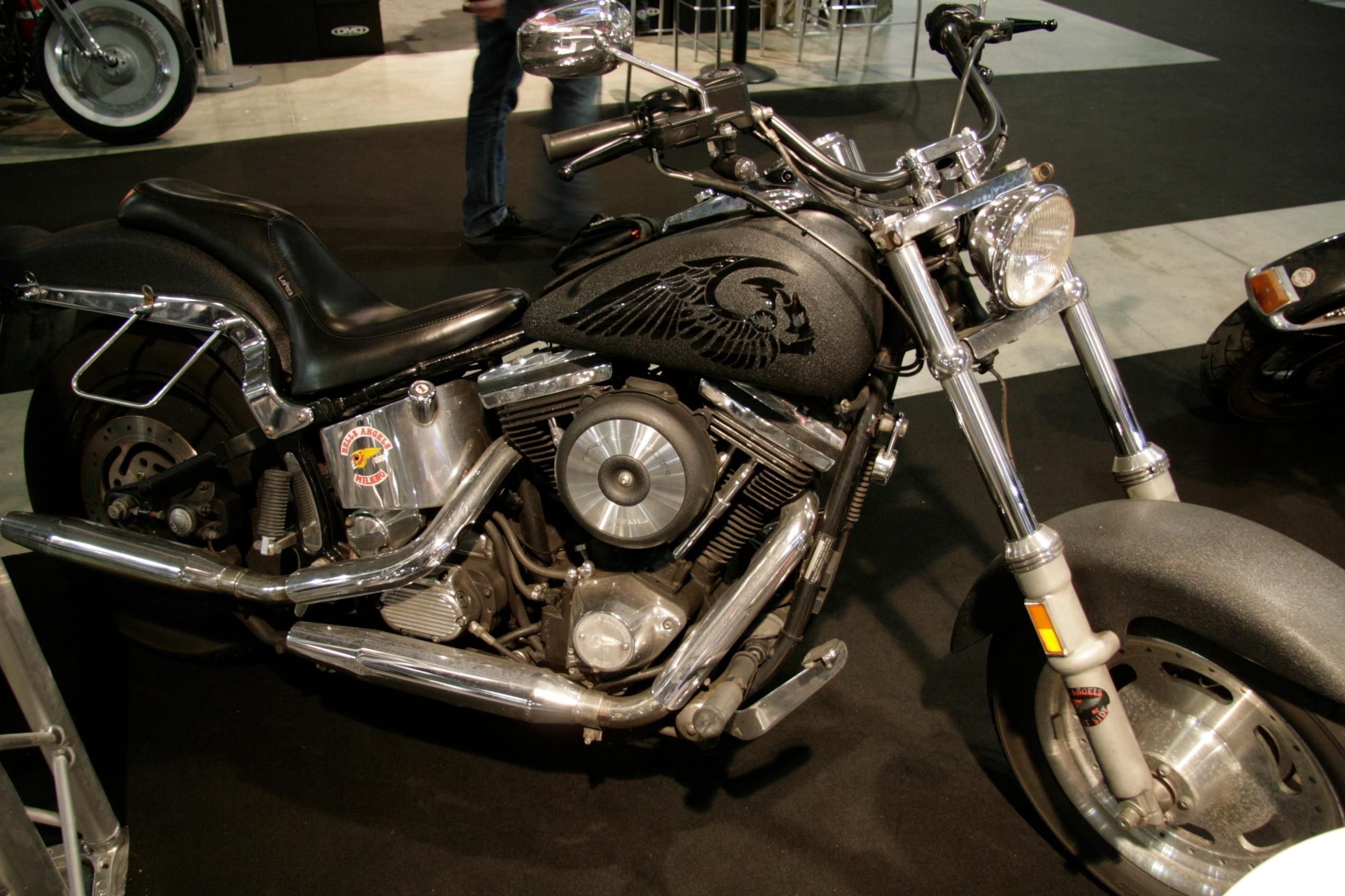Hells Angels at EICMA 2013 - The bikes look authentic