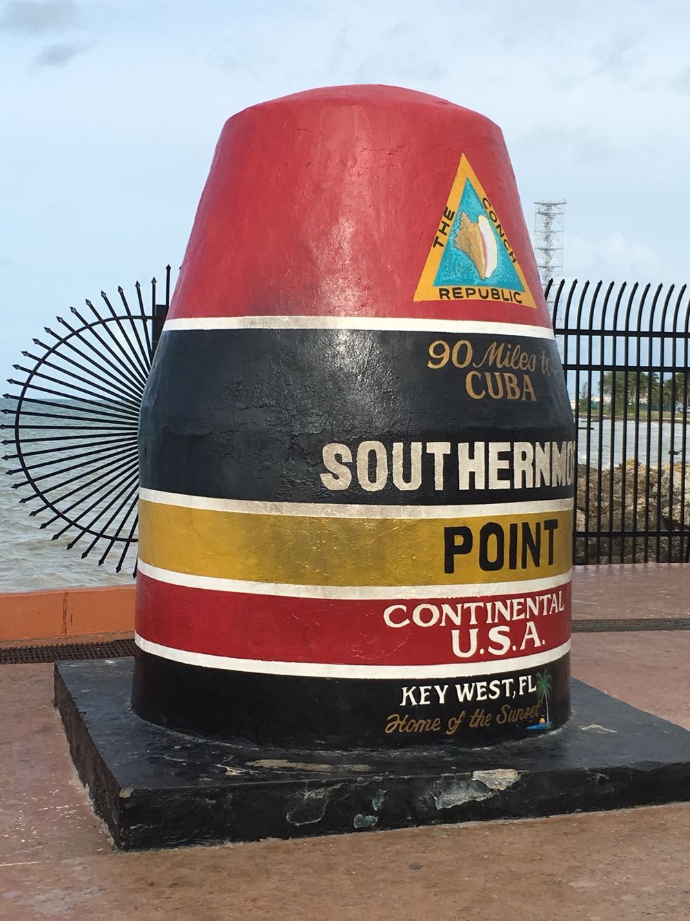 southern point of US