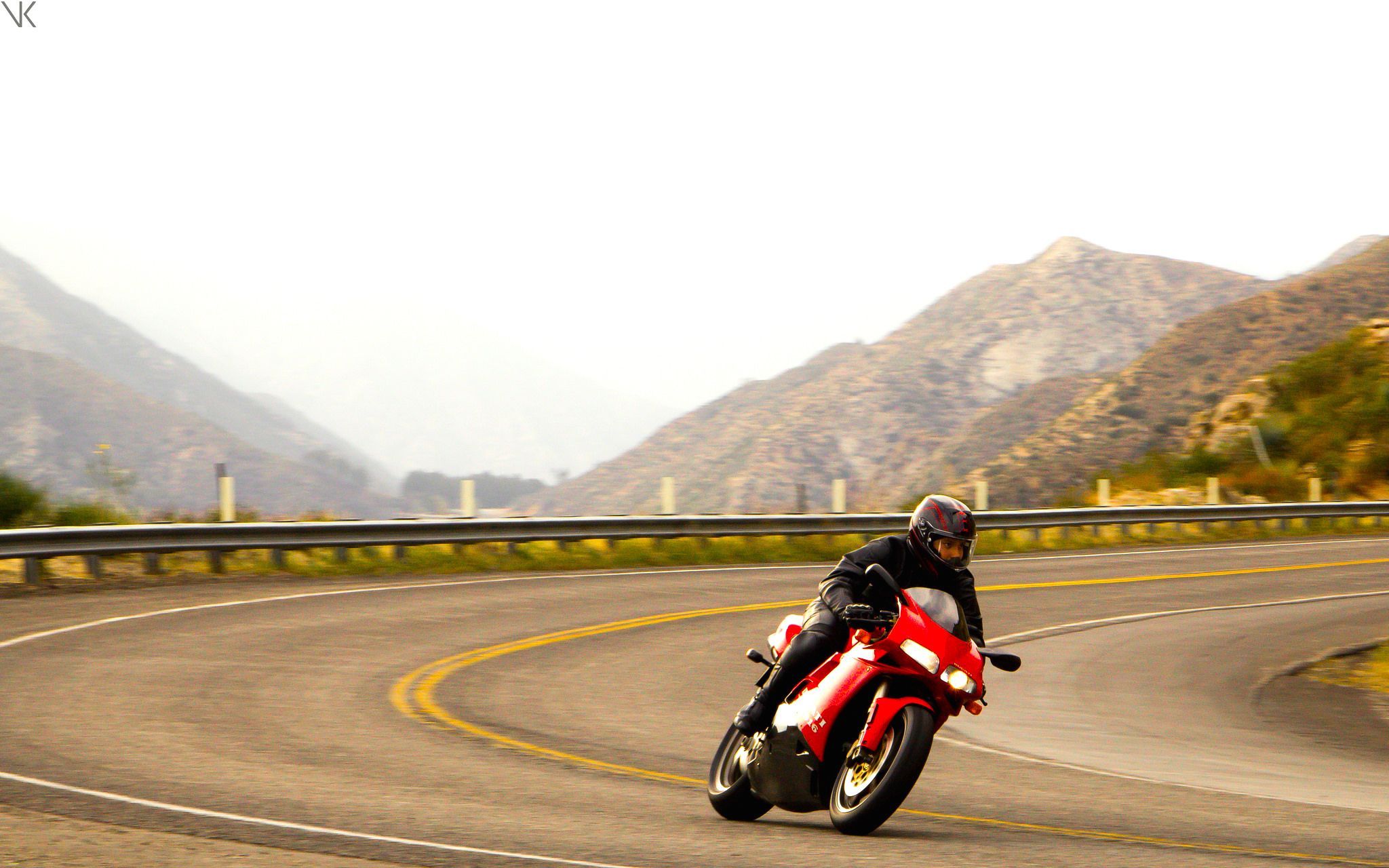 Ducati on Angeles Crest Highway - Motorcycle Roads