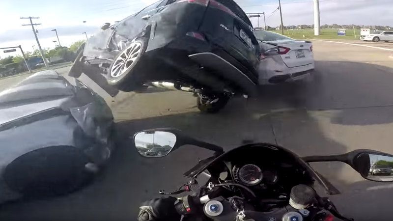 Because videos in which riders crash are no fun to watch...