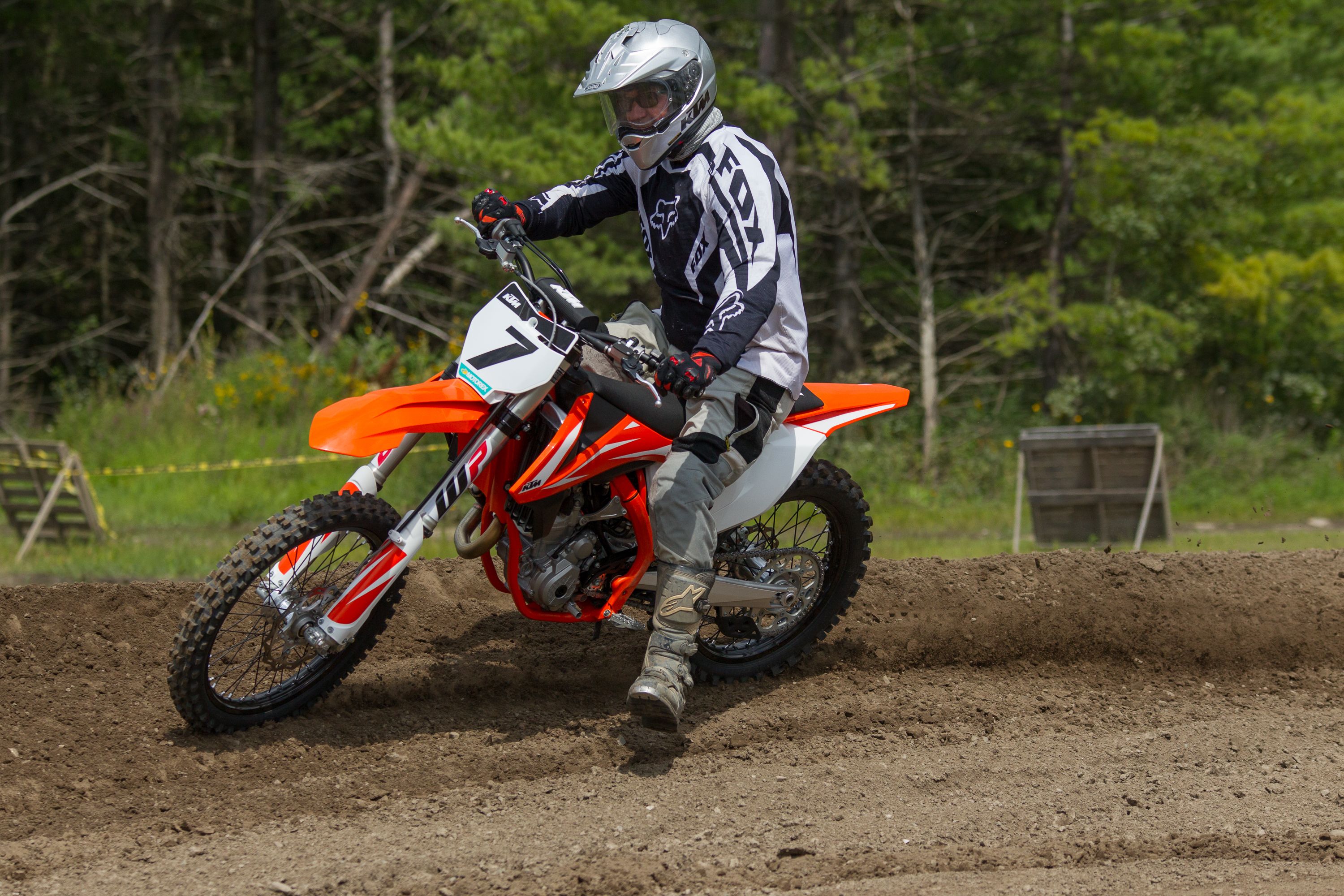 Gaining confidence. But competence... not so much, at Franklin's pro-grade motocross track