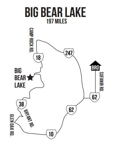 Big Bear Lake - 197 miles
