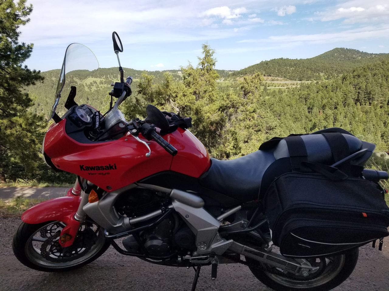 I rode in to the mountains to get a pretty picture before posting