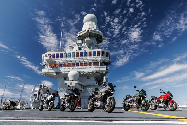 Moto Guzzi and the Italian navy have a long shared history. Moto Guzzi photo