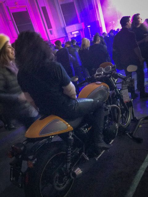 Best Street Cup seat in the house for such a grand entrance