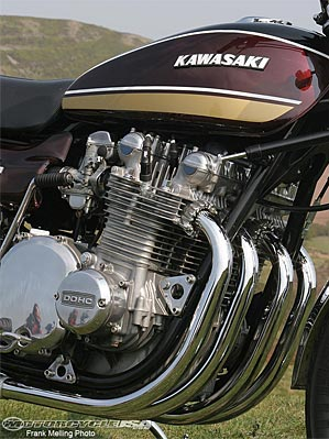 Kawasaki Z1 powerplant was built to last fast