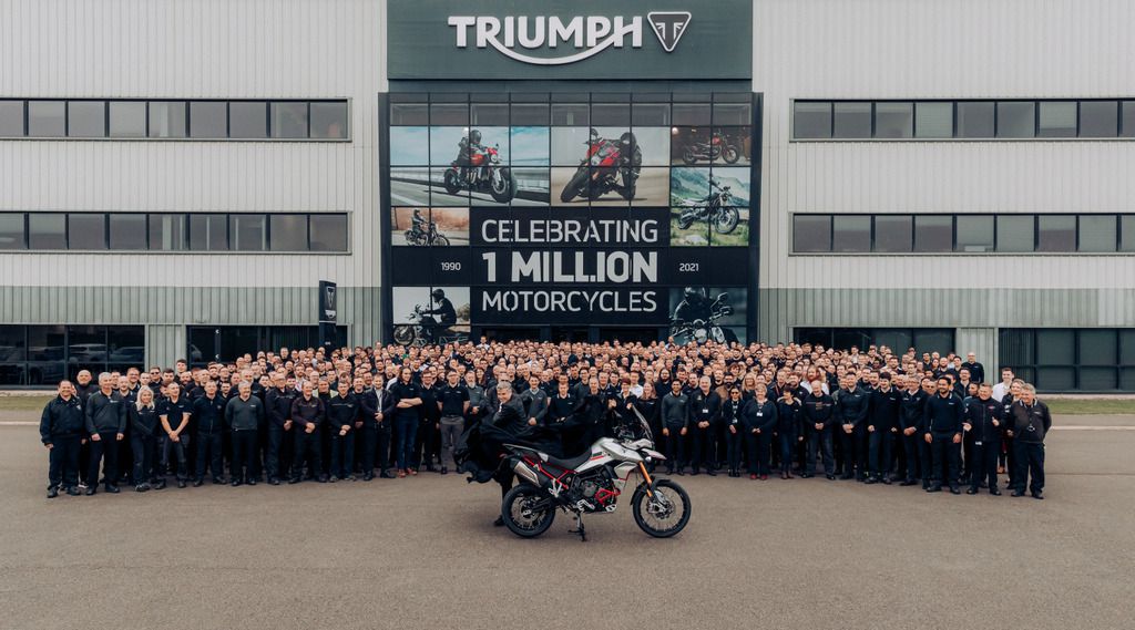 The Hinckley factory is where history is made today. Triumph photo