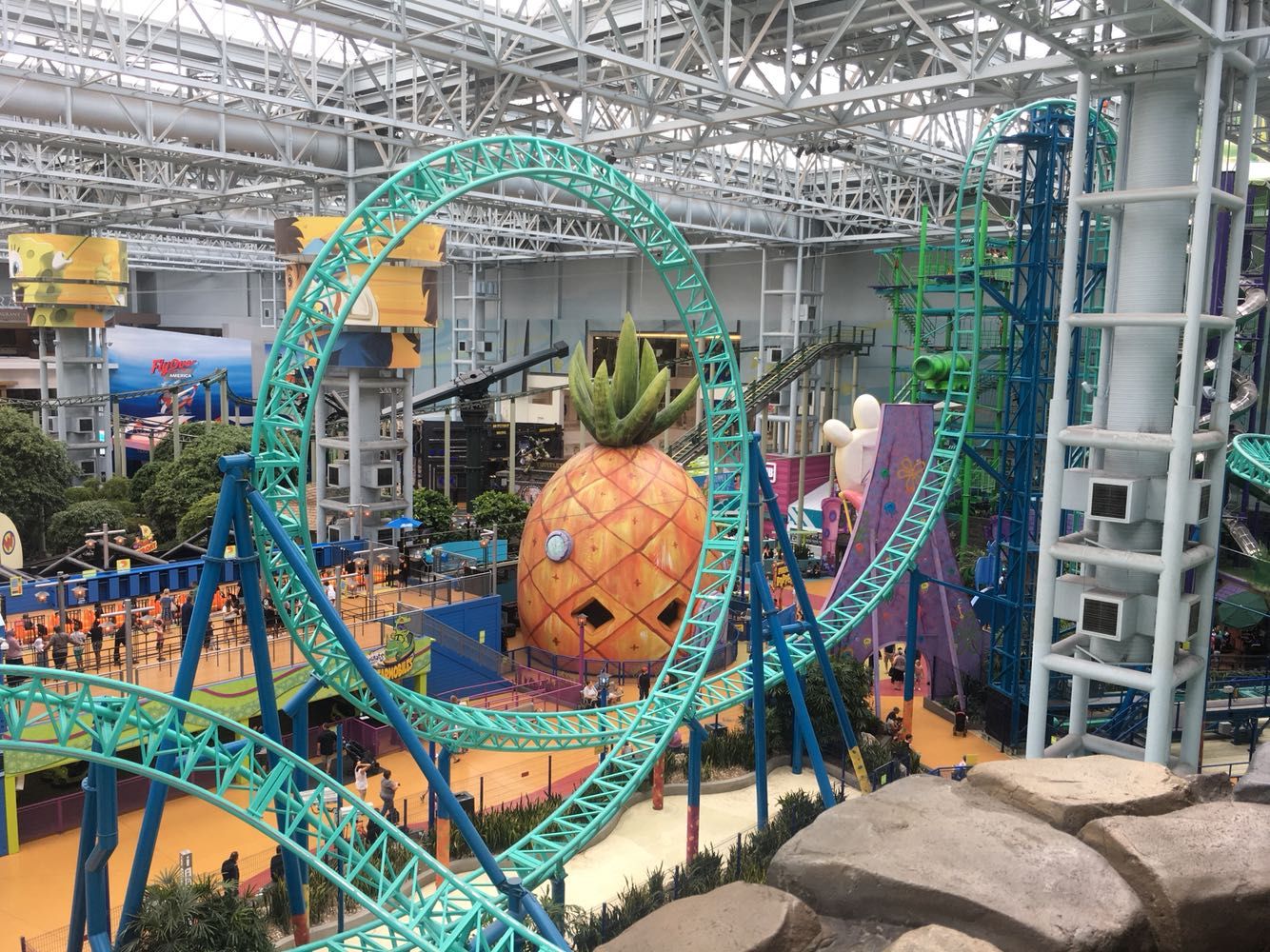 a theme park inside the mall