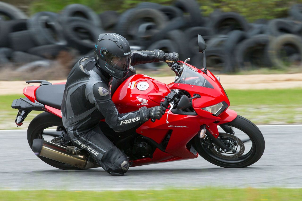 The CBR300R makes even the modestly talented feel like a super-hero.