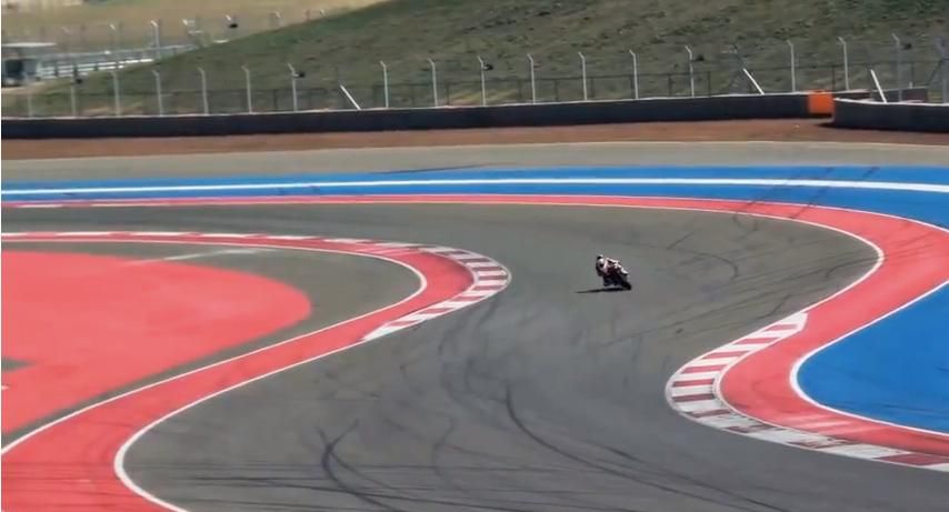 Panigale R on the Circuit of the Americas