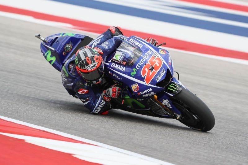 Vinales was doing well before losing the front end